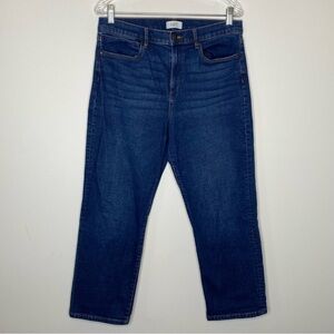 Loft Outlet High Rise Straight Leg Jeans